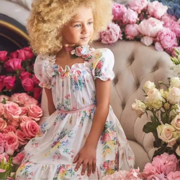 Janie and Jack flower dress - Picture 3 of 5